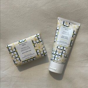 Beekman 1802 Vanilla Absolute Goat Milk Soap and Hand Cream Set